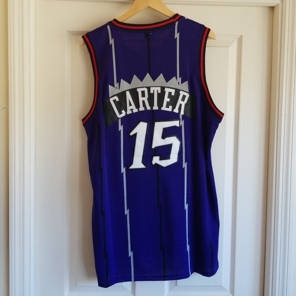 VINCE CARTER TORONTO RAPTORS THROWBACK JERSEY - Picture 4 of 7